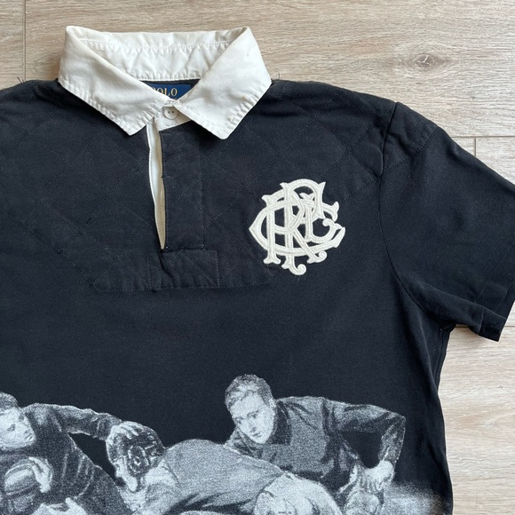 Polo Ralph Lauren RLFC Athl Div SS Stadium Graphic Rugby Shirt - Picture 3 of 6